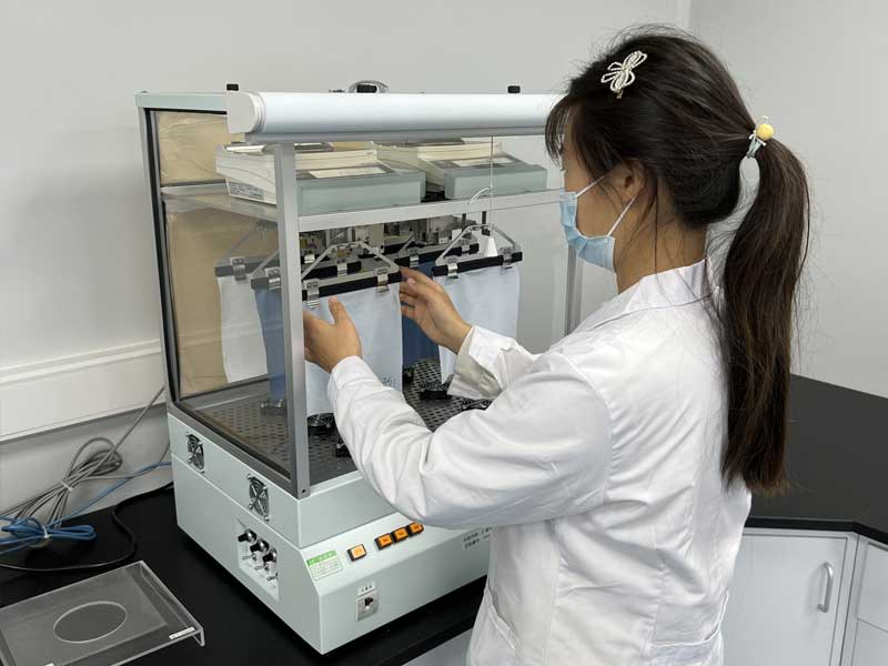 吸濕速干試驗前操作